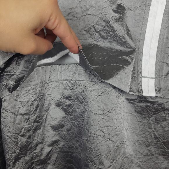 Nike Men's Tech Pack Woven Hooded Jacket Sz Medium Reflective Silver & Black NWT - Picture 9 of 13